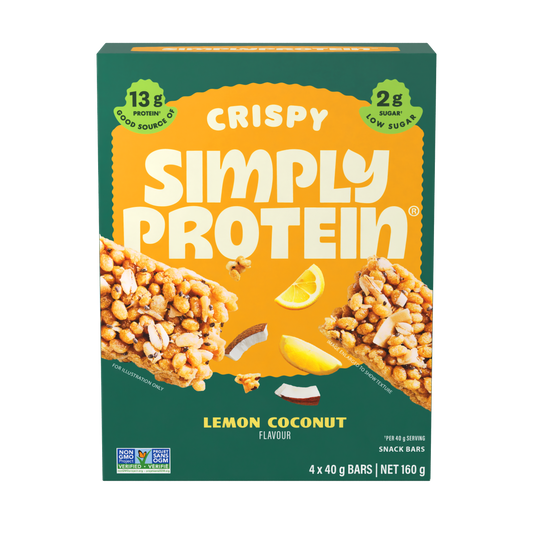 Lemon Coconut 4 Pack (4 x 40g) | SimplyProtein Bars 40g Lemon Coconut