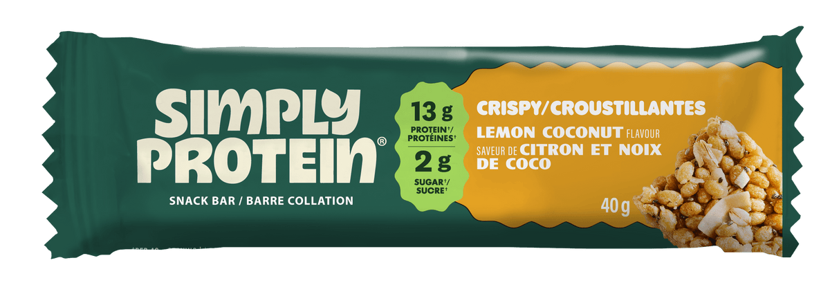 Lemon Coconut Case of 12 (12 x 40g) | SimplyProtein Bars 40g Lemon Coconut