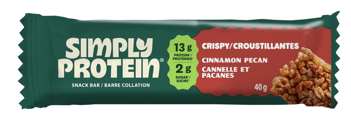 Cinnamon Pecan Case of 12 (12 x 40g) | SimplyProtein Bars 40g Cinnamon Pecan