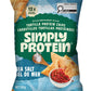 Sea Salt Case of 10 (10 x 130g) | SimplyProtein Tortilla Protein Chips 130g Sea Salt