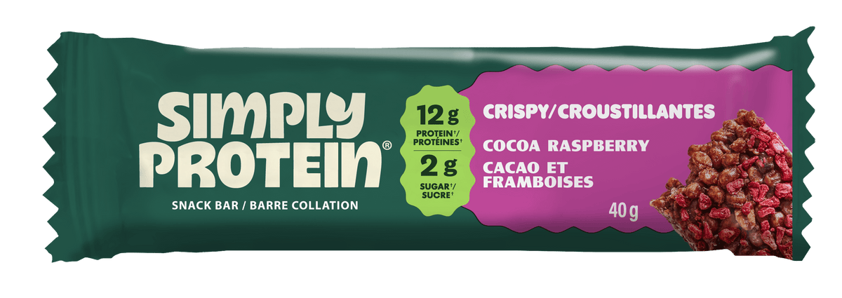 Cocoa Raspberry Case of 12 (12 x 40g) | SimplyProtein Bars 40g Cocoa Raspberry