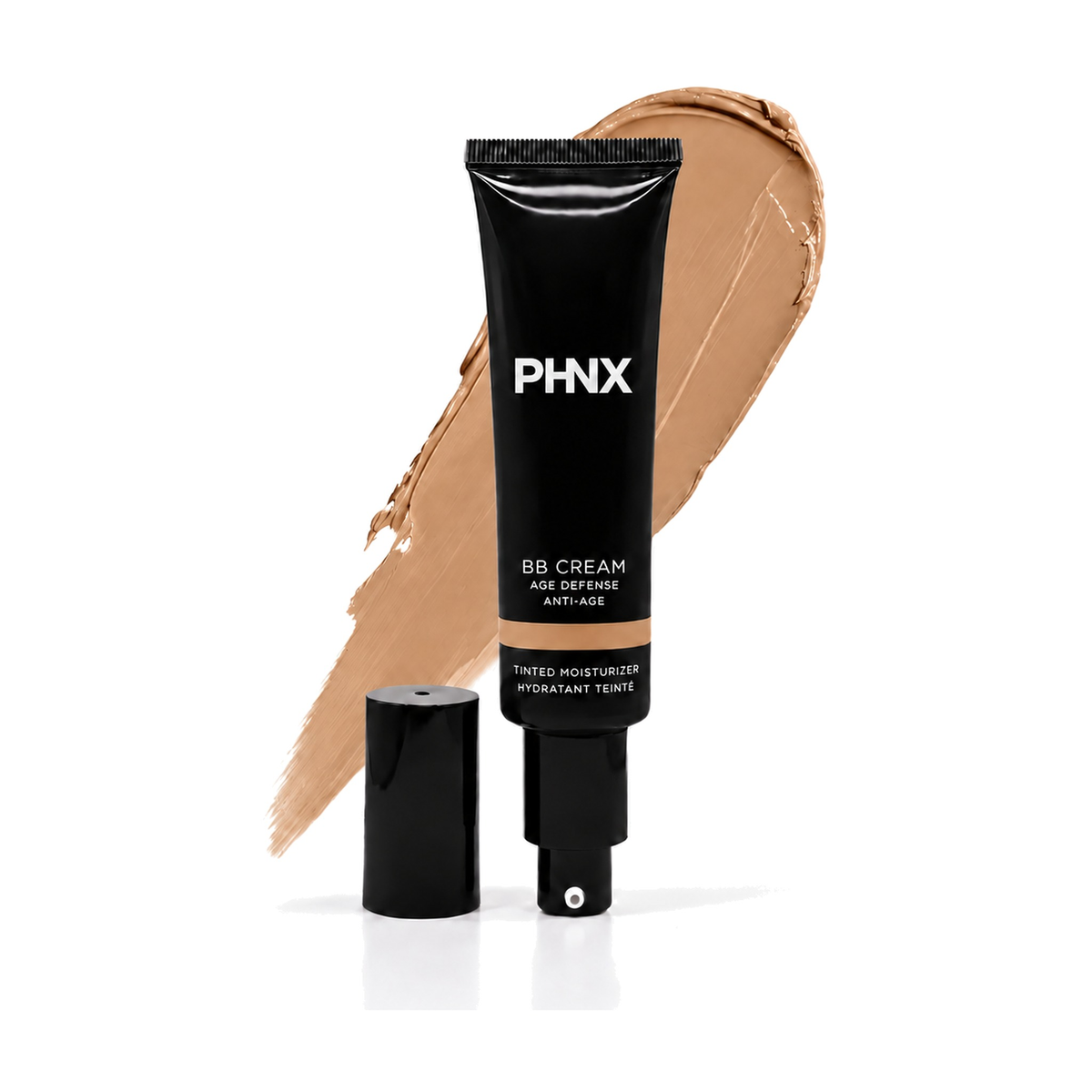 PHNX BB Cream with Niacinamide, Squalane and Botanical Extracts, Light to Medium Buildable Coverage, Fair, Light-Medium or Neutral, 40ml - Light-Medium