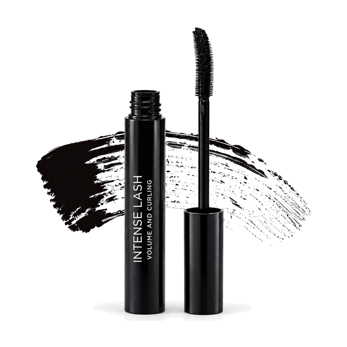PHNX Intense Lash Mascara, True Black Volume and Curl, Clump-Free and Water Resistant, with Vitamins A, C and E, 10g