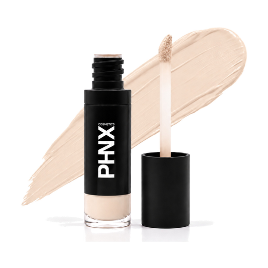 PHNX Liquid Concealer, Medium Coverage Longwear and Water Resistant, 5 Shades, 7g - Fair N1