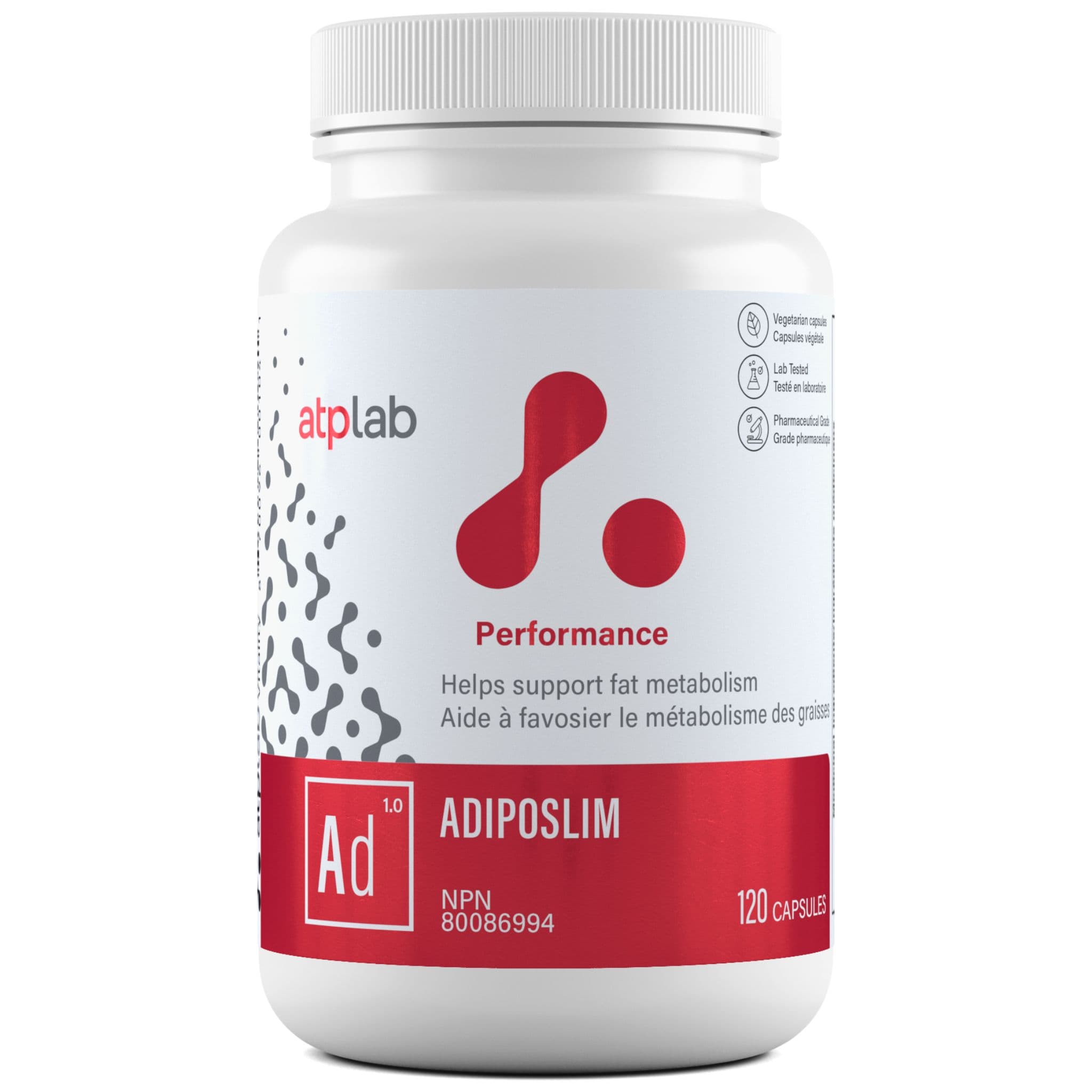 ATP Lab AdipoSlim, 120 Vegetable Capsules