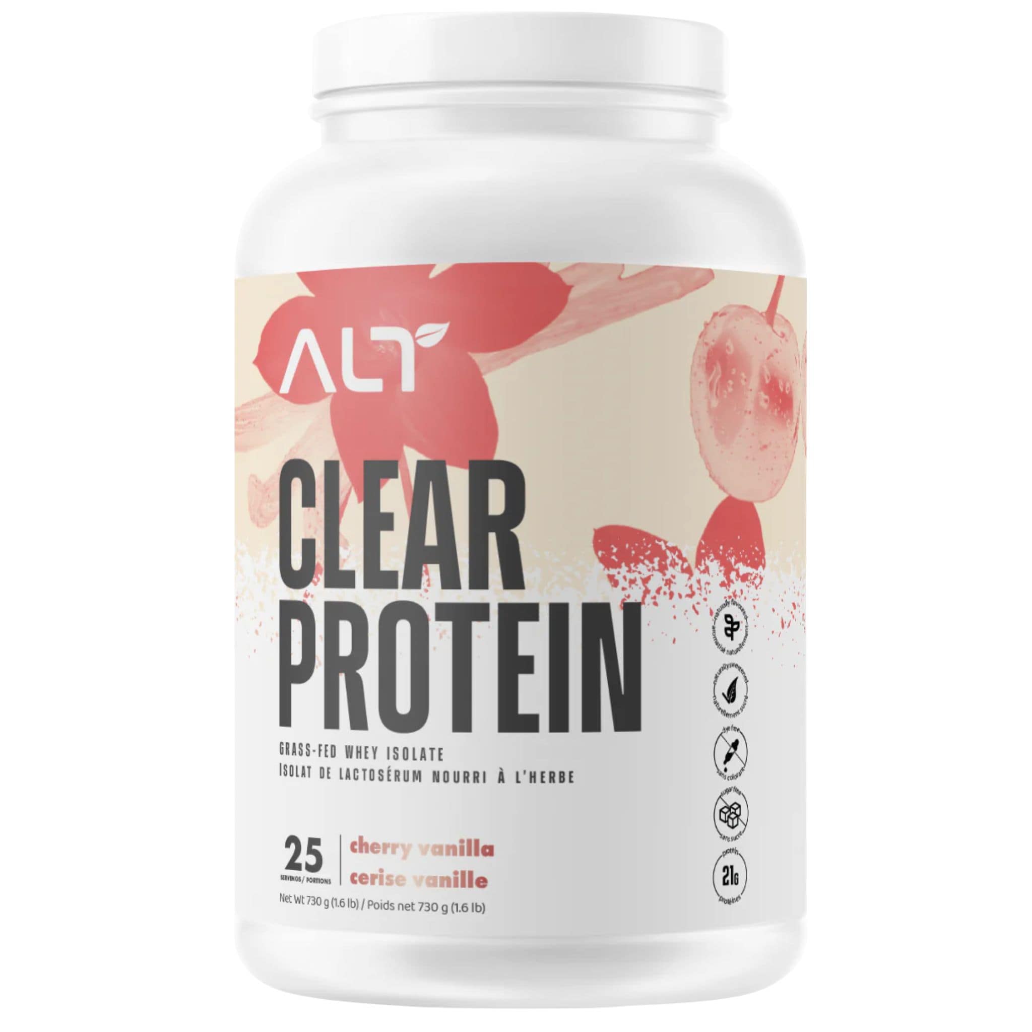 ALT Clear Protein, Grass-Fed Whey Isolate Powder, 25 Servings, 730g