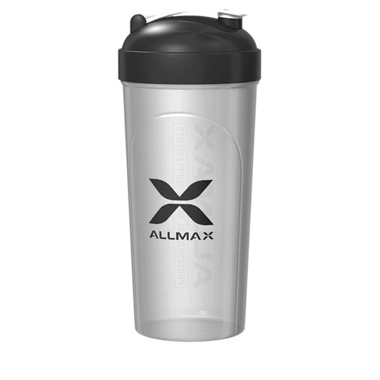 Allmax Clear Shaker Bottle, BPA-Free and Leakproof, 700ml, 28oz