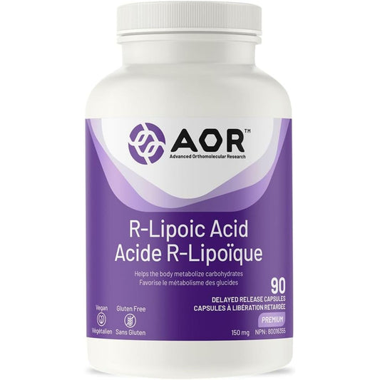90 Delayed Release Capsules | AOR R-Lipoic Acid