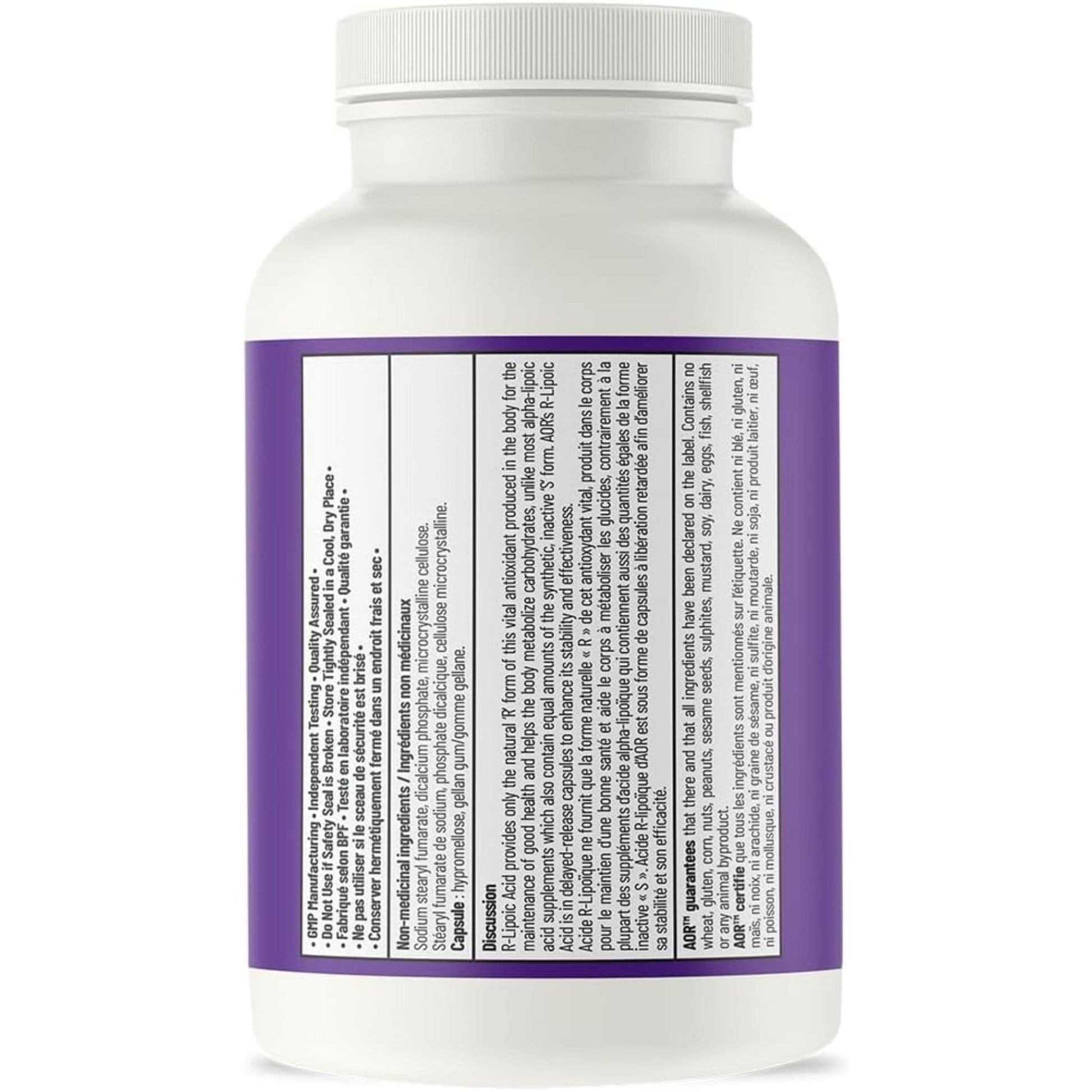 90 Delayed Release Capsules | AOR R-Lipoic Acid