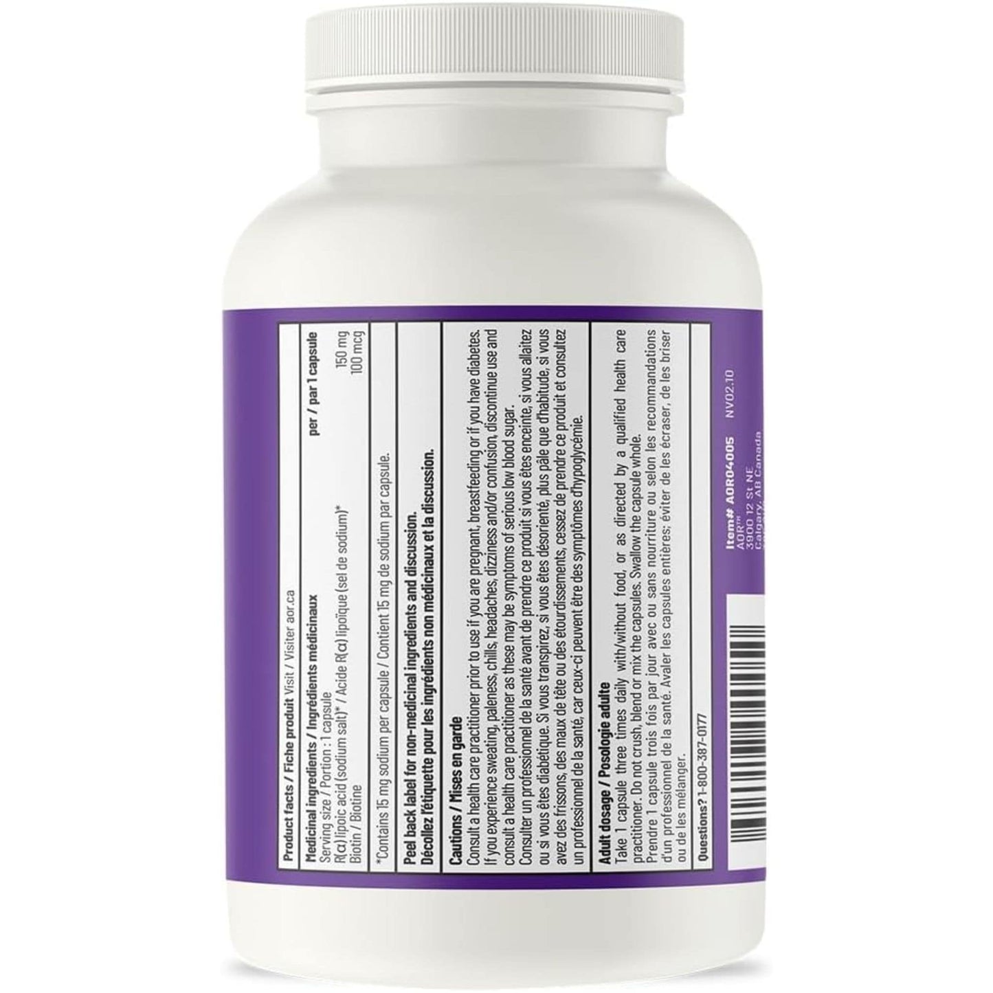 90 Delayed Release Capsules | AOR R-Lipoic Acid