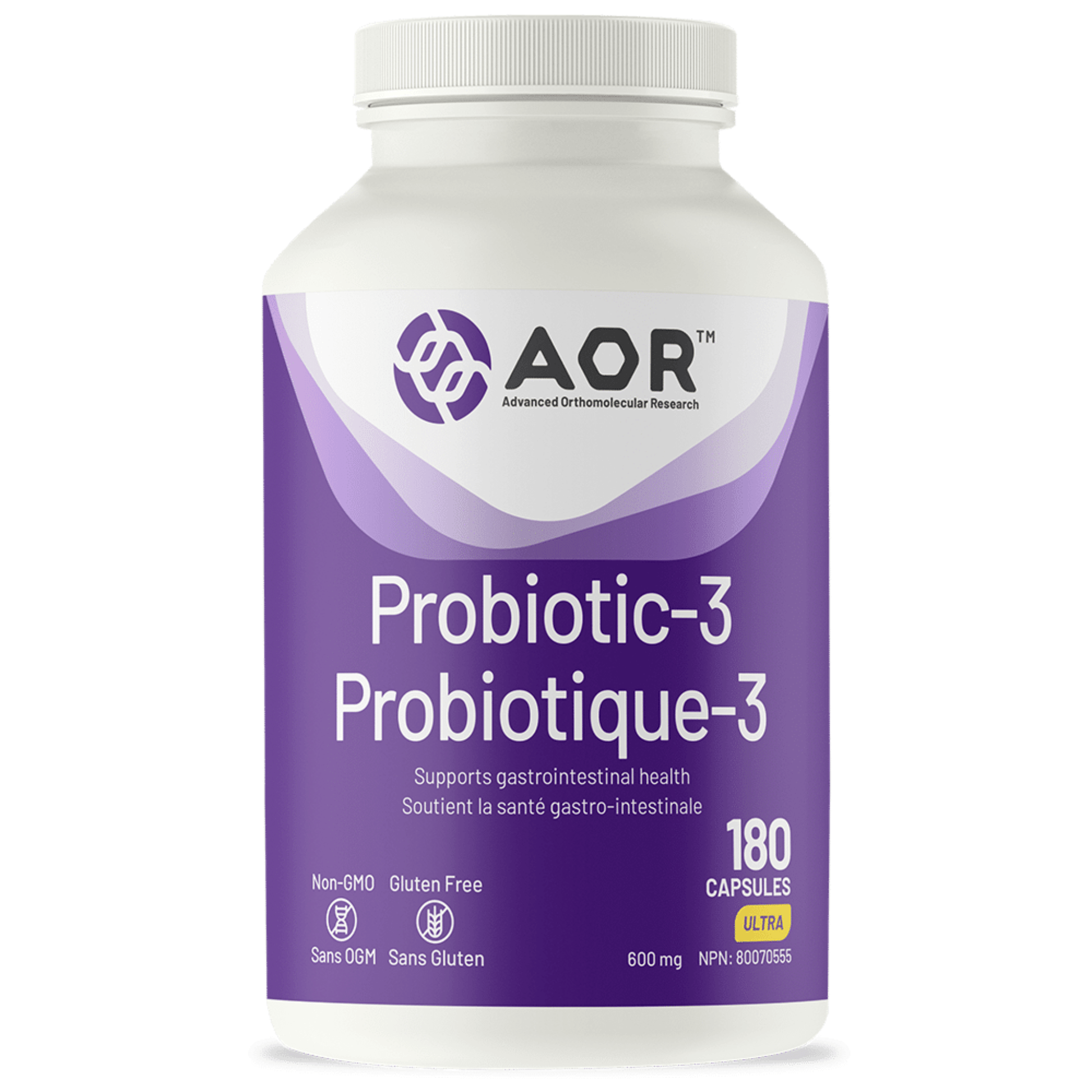 180 Vegetable Capsules | AOR Probiotic-3