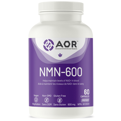AOR NMN 600mg, Beta-Nicotinamide Mononucleotide, High Dose NAD+ Support