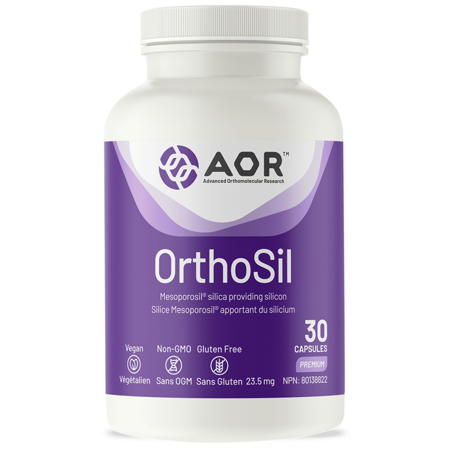 30 Vegetable Capsules | AOR OrthoSil