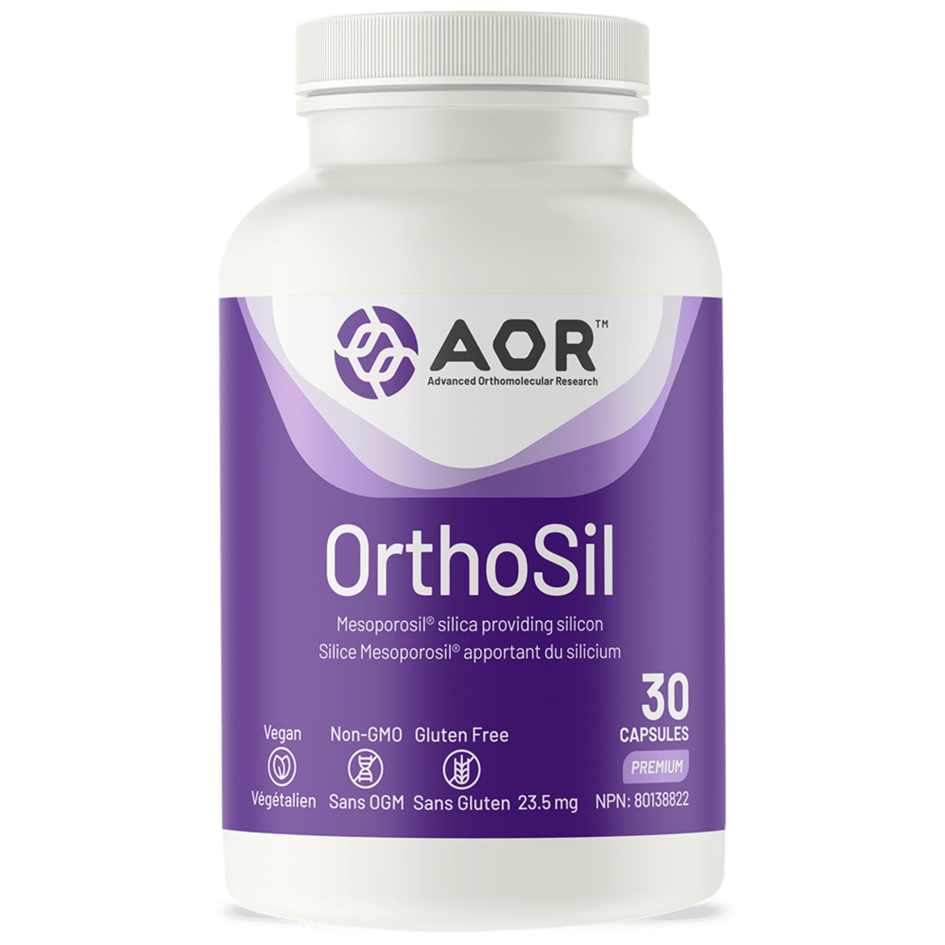30 Vegetable Capsules | AOR OrthoSil