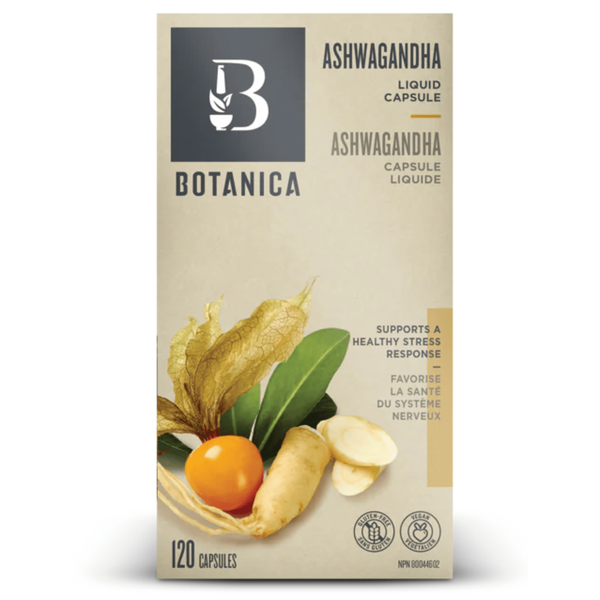 120 Liquid Capsules | Botanica Ashwaganda Super Concentrated LIquid Capsules