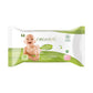 Organyc Baby Wipes with Organic Aloe, Calendula and Chamomile, 60 Wipes