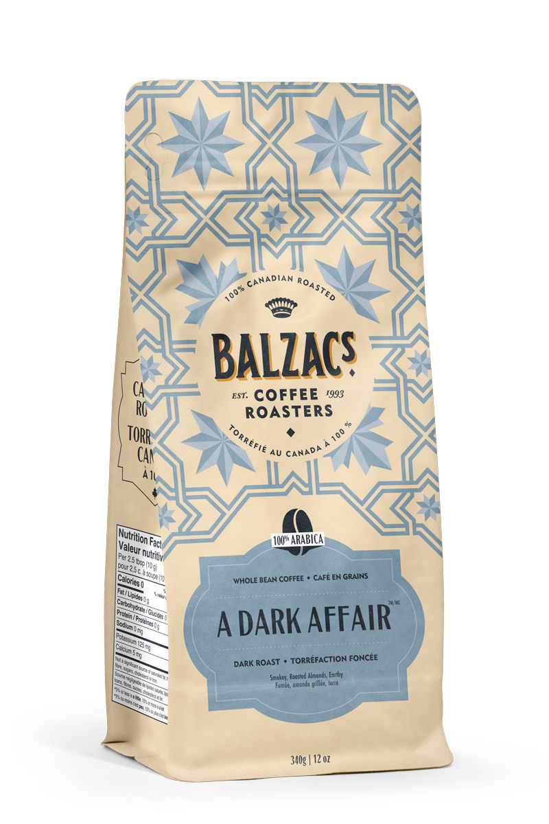 Balzac's A Dark Affair Coffee - 340g Whole Bean