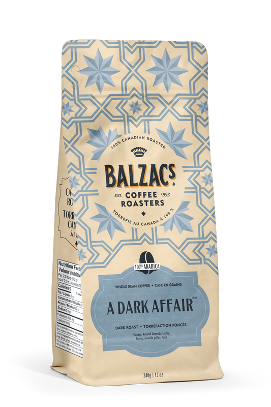 Balzac's A Dark Affair Coffee - 340g Whole Bean