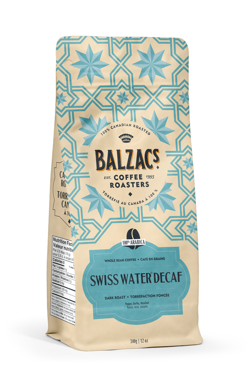 Balzac's Swiss Water Decaf Coffee - 340g Whole Bean