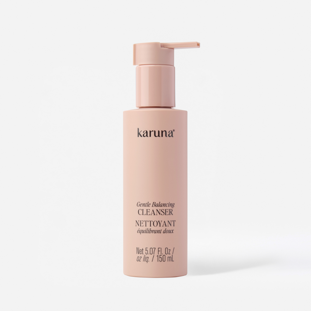 Karuna Balancing Face Cleanser, Gentle Gel Cleanser with Niacinamide, 150ml