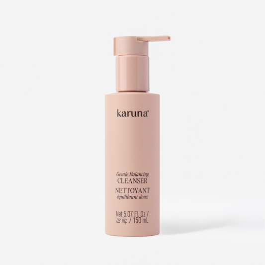 Karuna Balancing Face Cleanser, Gentle Gel Cleanser with Niacinamide, 150ml