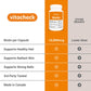 Vitacheck Biotin Extra Strength 10,000mcg, Supports Healthy Hair, Radiant Skin, 90 Vegetable Capsules CLEARANCE 25% Off Expiry 6/28 Final Sale