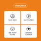 Vitacheck Biotin Extra Strength 10,000mcg, Supports Healthy Hair, Radiant Skin, 90 Vegetable Capsules CLEARANCE 25% Off Expiry 6/28 Final Sale