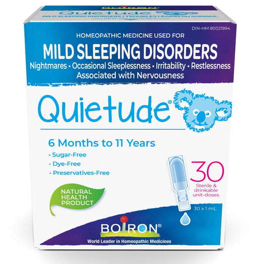 Boiron Quietude Restlessness Relief, 6 Months to 11 Years, 30 Doses