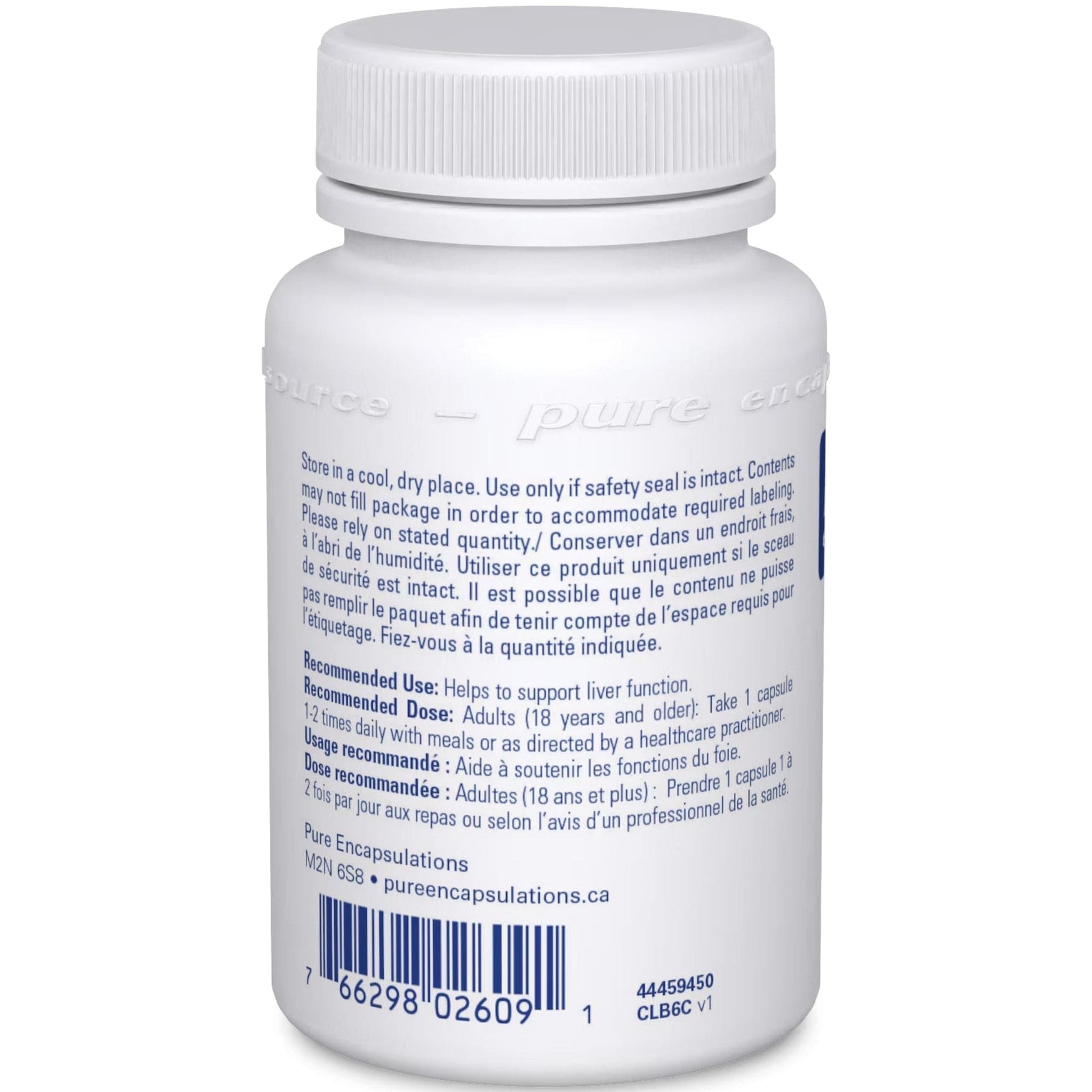 60 Capsules | Pure Encapsulations Choline Bitartrate
