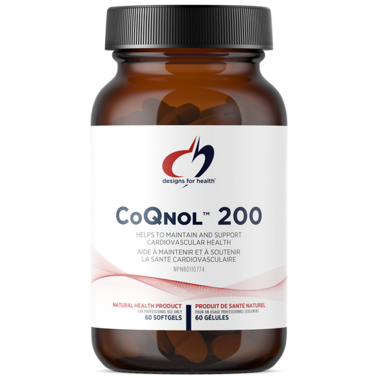 60 Softgels | Designs For Health CoQnol 200mg 