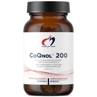 Designs for Health CoQnol 200mg, Ubiquinol Active CoQ10 with Annatto, Non-GMO, 60 Softgels