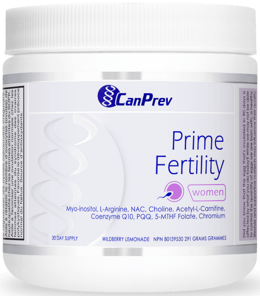 CanPrev Prime Fertility Powder for Women, Ovulation Support To Maximize Fertility & Improve Chance of Conception, 291g/30 Servings