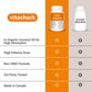 Vitacheck Vitamin D3+K2 Softgels, 1000IU D3 and 100mcg K2, In Organic Coconut Oil for Better Absorption, Supports Bone and Heart Health, 150 Softgels