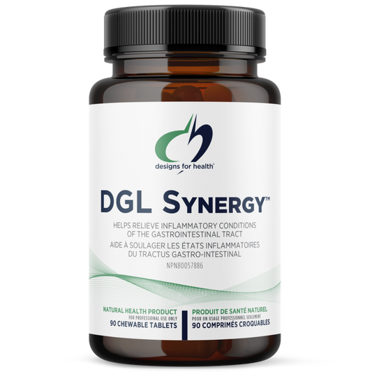 90 Chewable Tablets | Designs For Health DGL Synergy