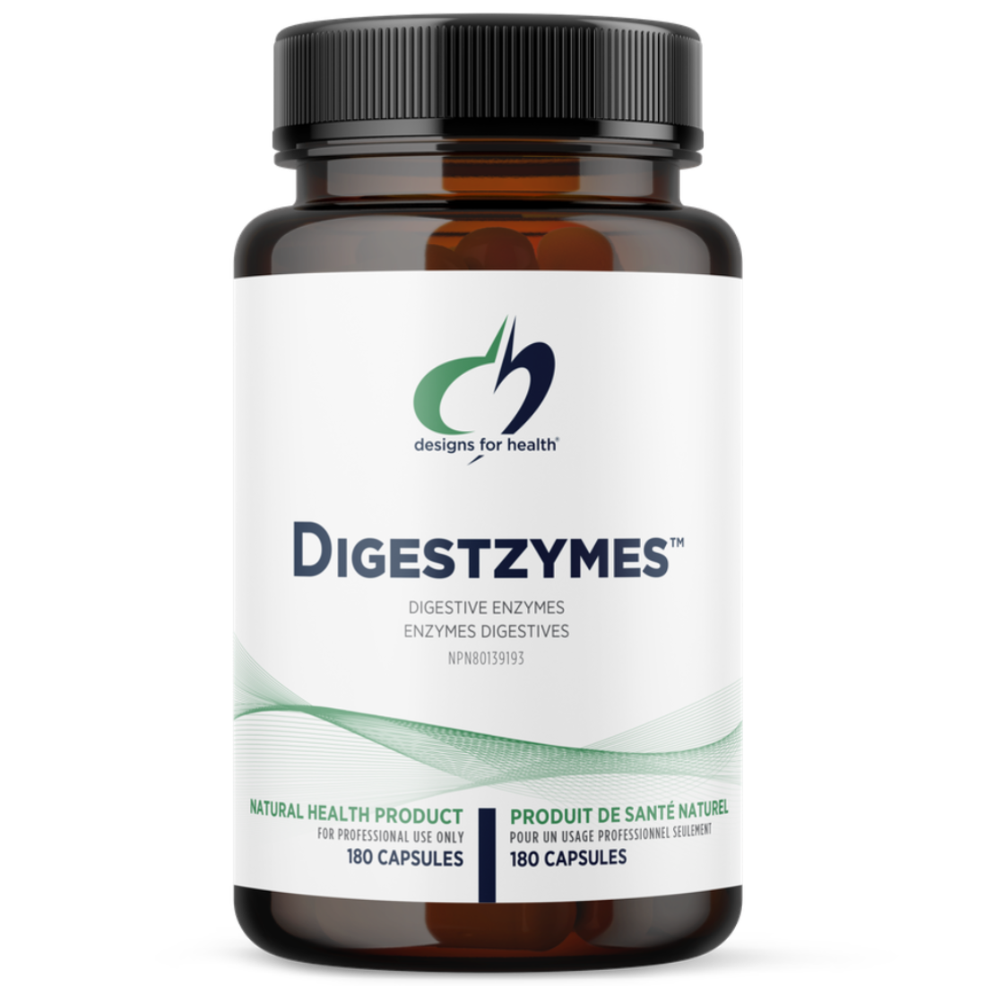 180 Capsules | Designs For Health Digestzymes