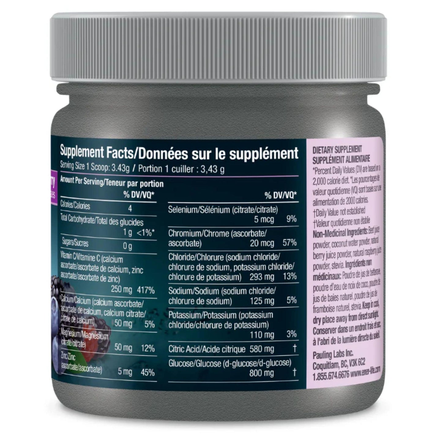 Ener-IV Sport Electrolyte, Electrolyte Drink Mix, Tub