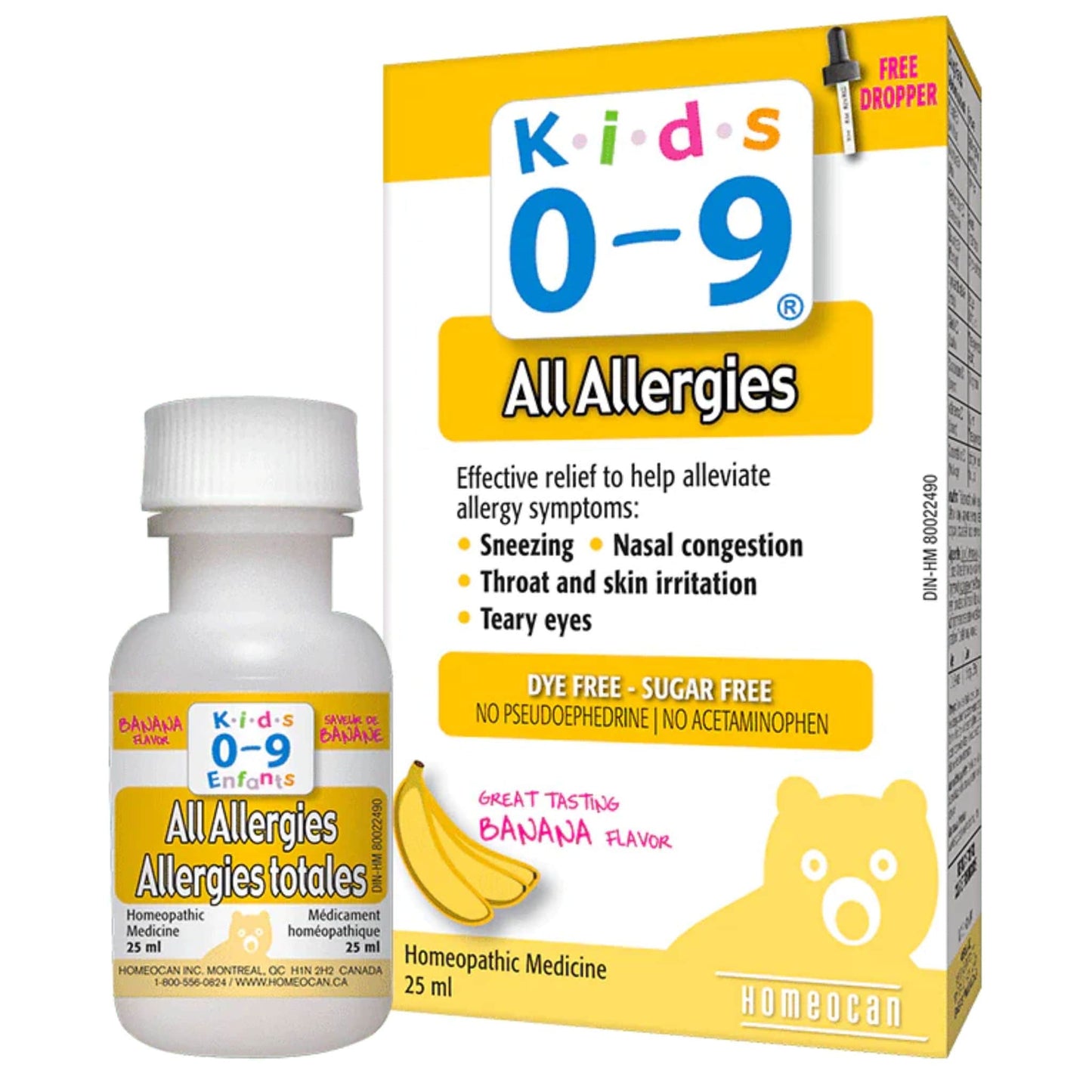Banana 25ml | Kids 0-9 All Allergies Homeopathic Medicine // banana flavour