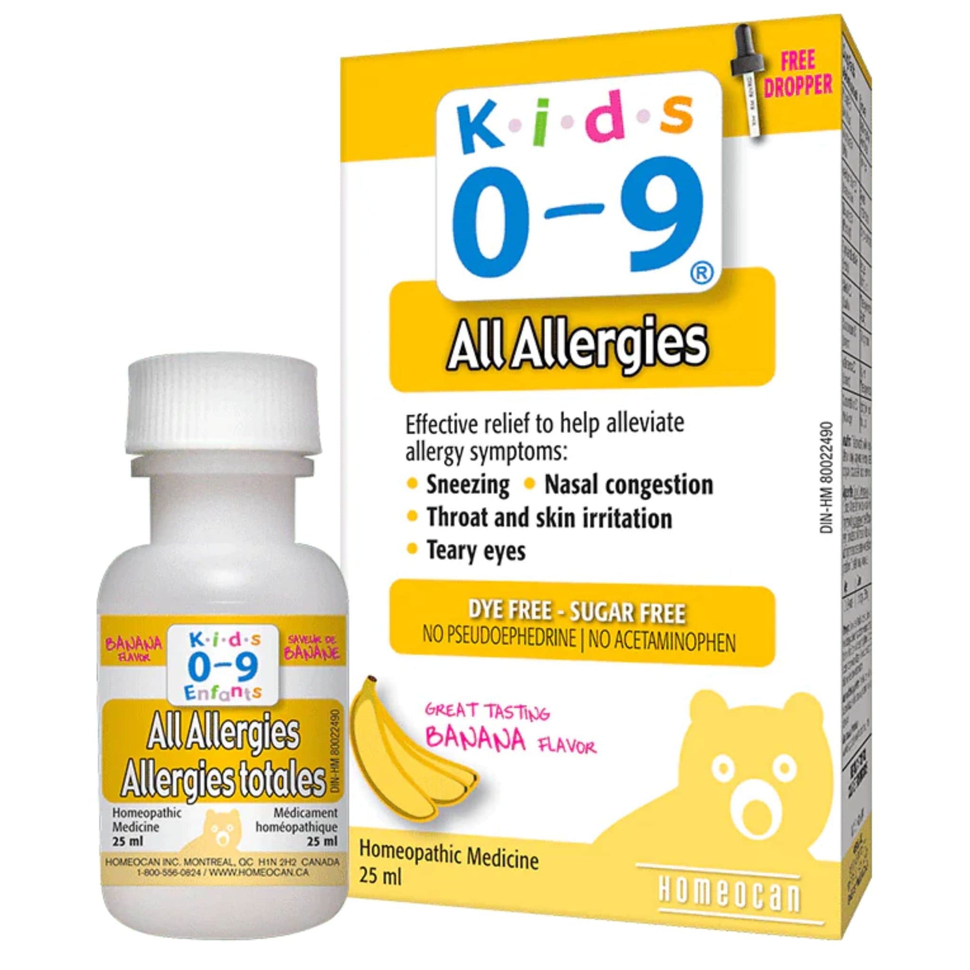 Banana 25ml | Kids 0-9 All Allergies Homeopathic Medicine // banana flavour