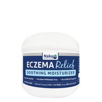 Naka Platinum Eczema Relief Cream, 1% Colloidal Oatmeal, Relieves Minor Skin Irritation and Itching, 120ml
