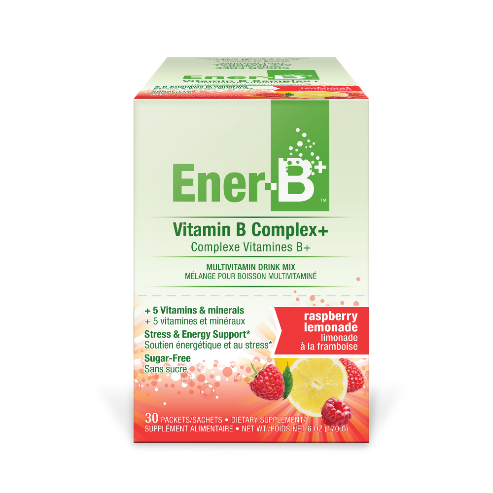 Ener-B+ Vitamin B Complex Drink Mix Raspberry Lemonade