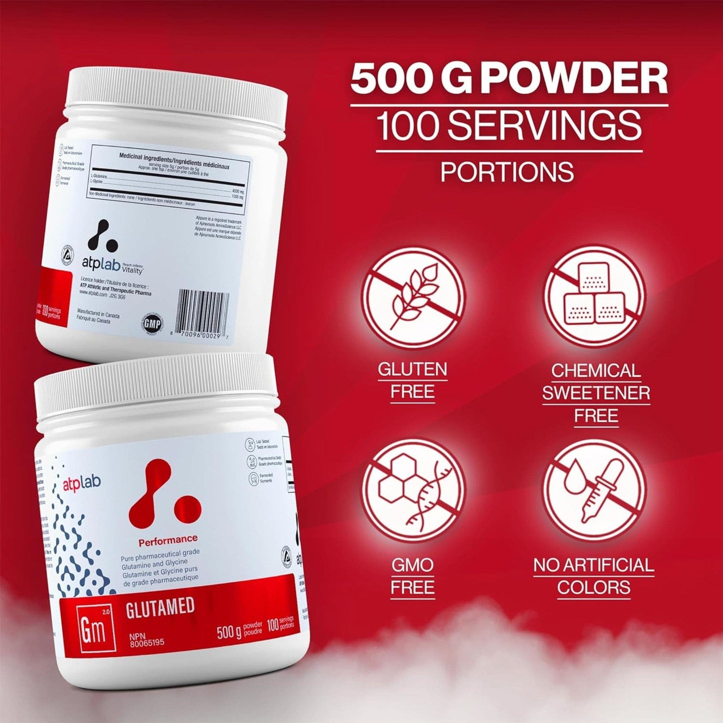 500g | ATP Lab Glutamed Powder