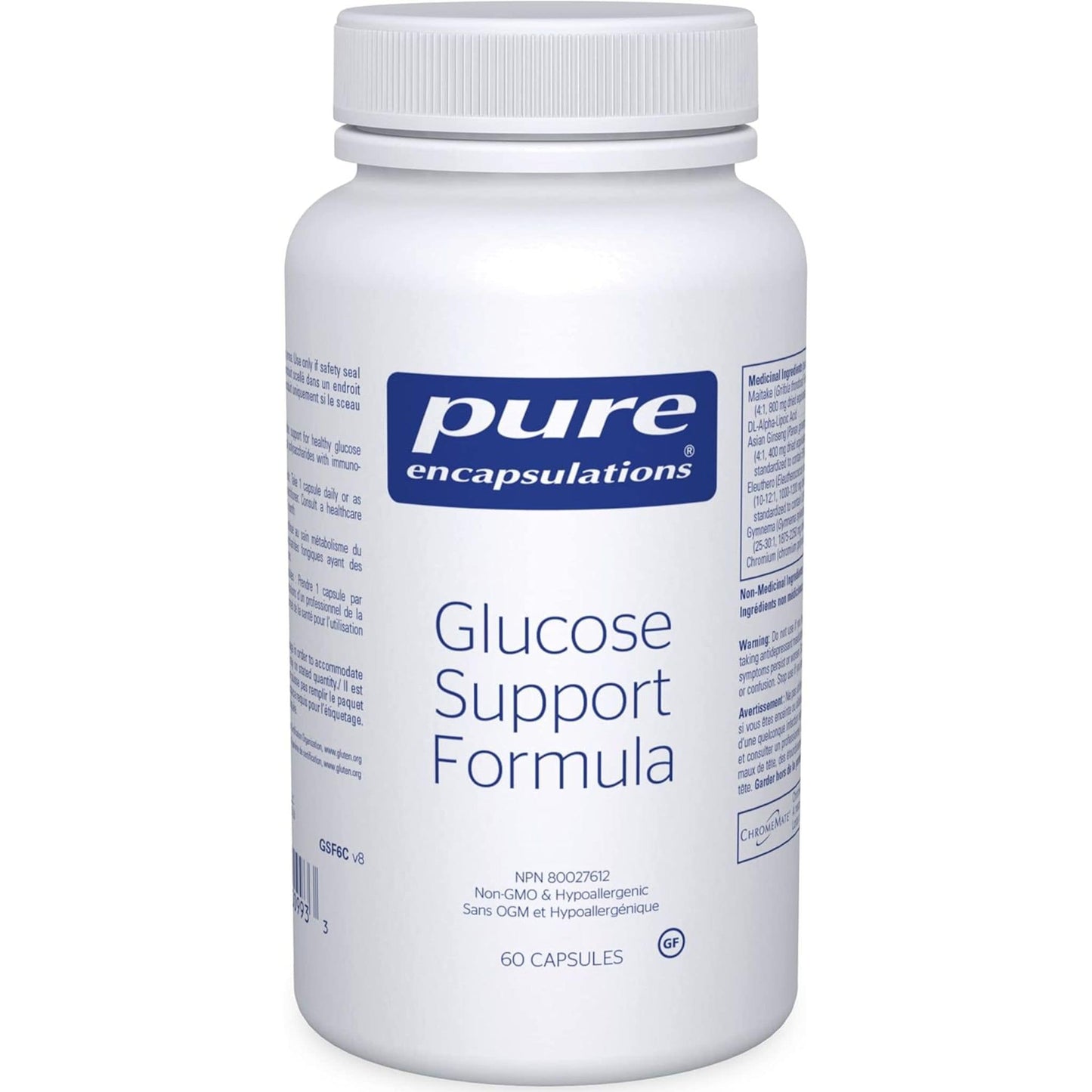 60 Capsules | Pure Encapsulations Glucose Support Formula
