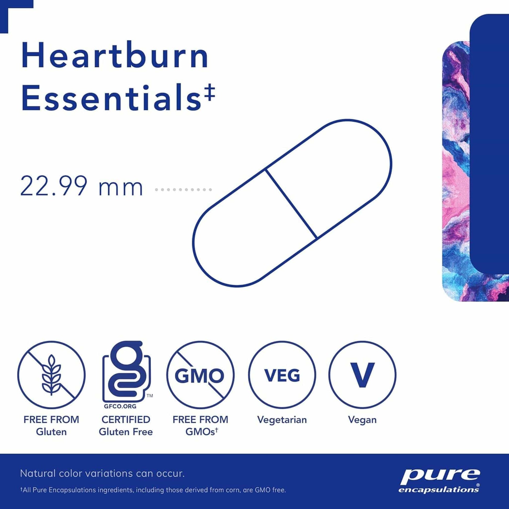 180 Capsules | Pure Encapsulations Heartburn Essentials