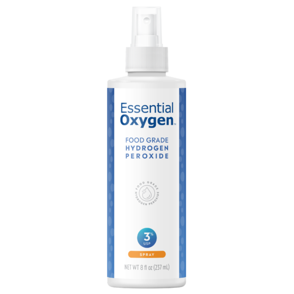 Essential Oxygen Food Grade Hydrogen Peroxide 3% 237ml Spray