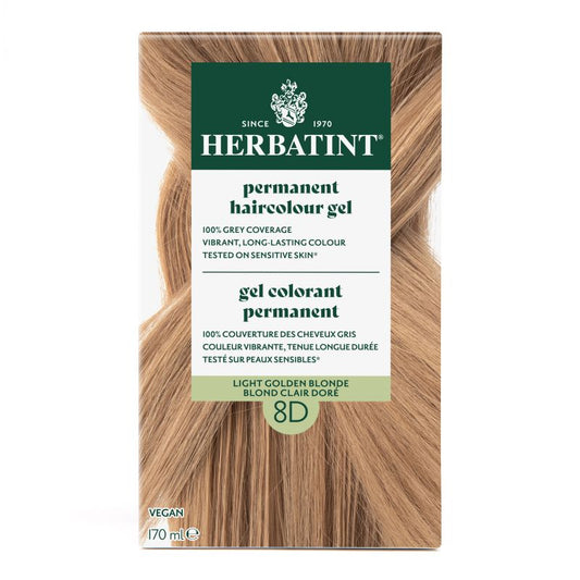 170ml | Herbatint 8D Light Golden Blonde (Permanent)