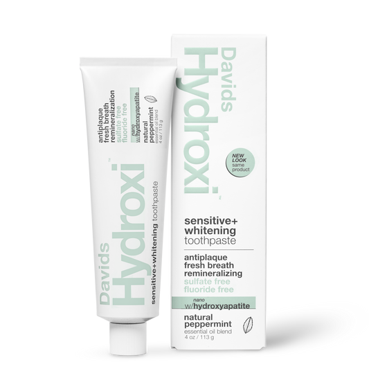 Davids Sensitive + Whitening Toothpaste with nano-Hydroxyapatite, Peppermint