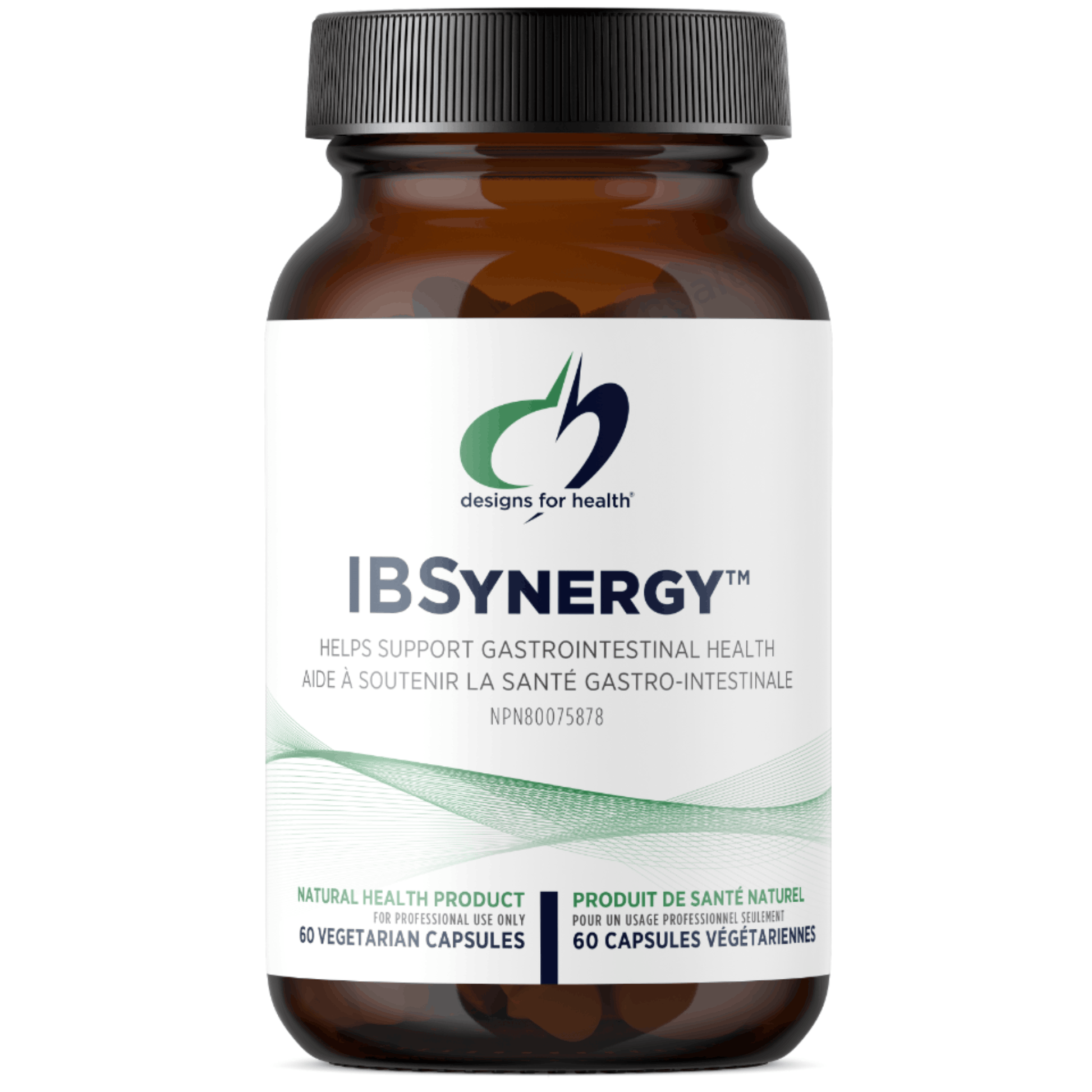 60 Vegetable Capsules | Designs for Health IBSynergy