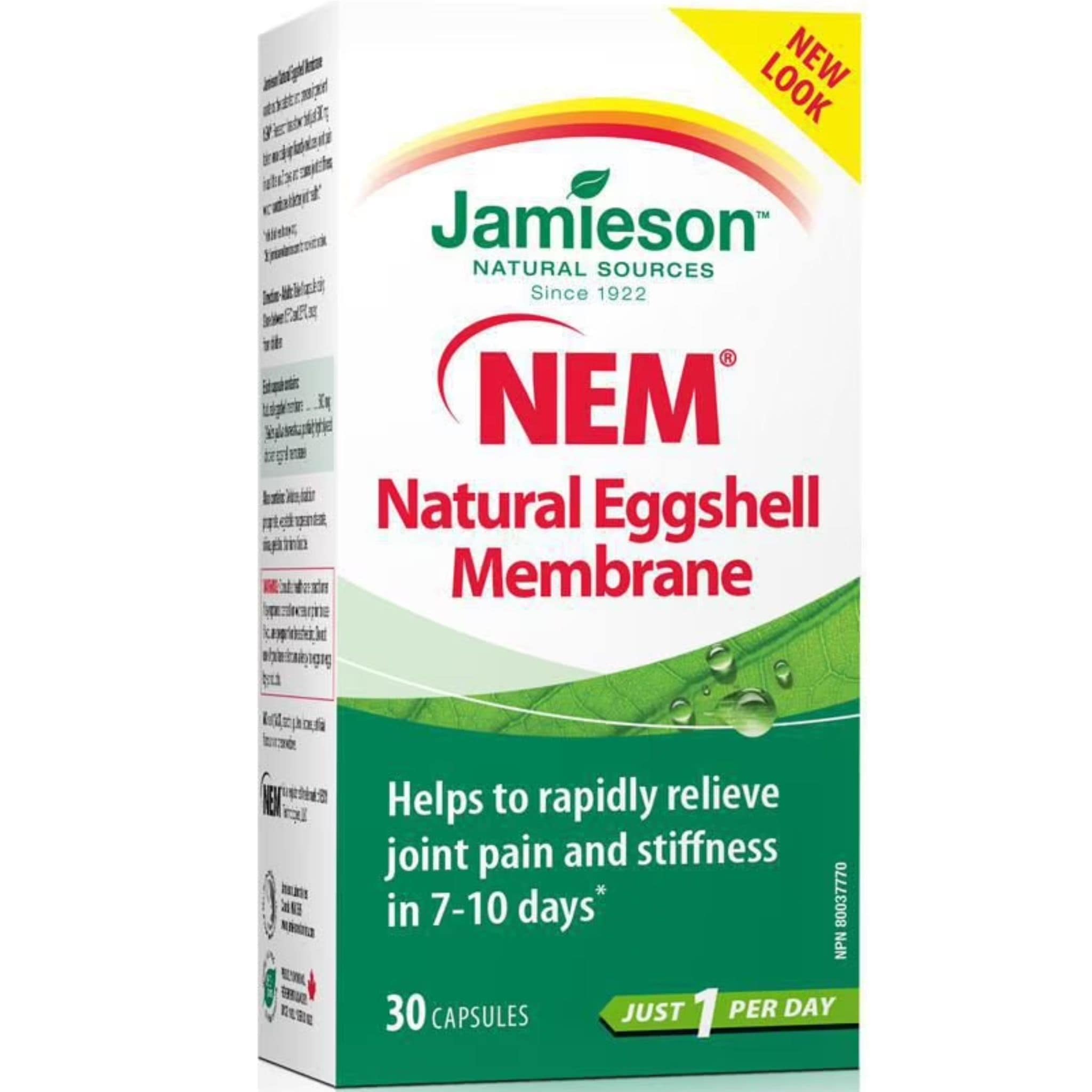 Jamieson NEM (Natural Eggshell Membrane), 30 Capsules