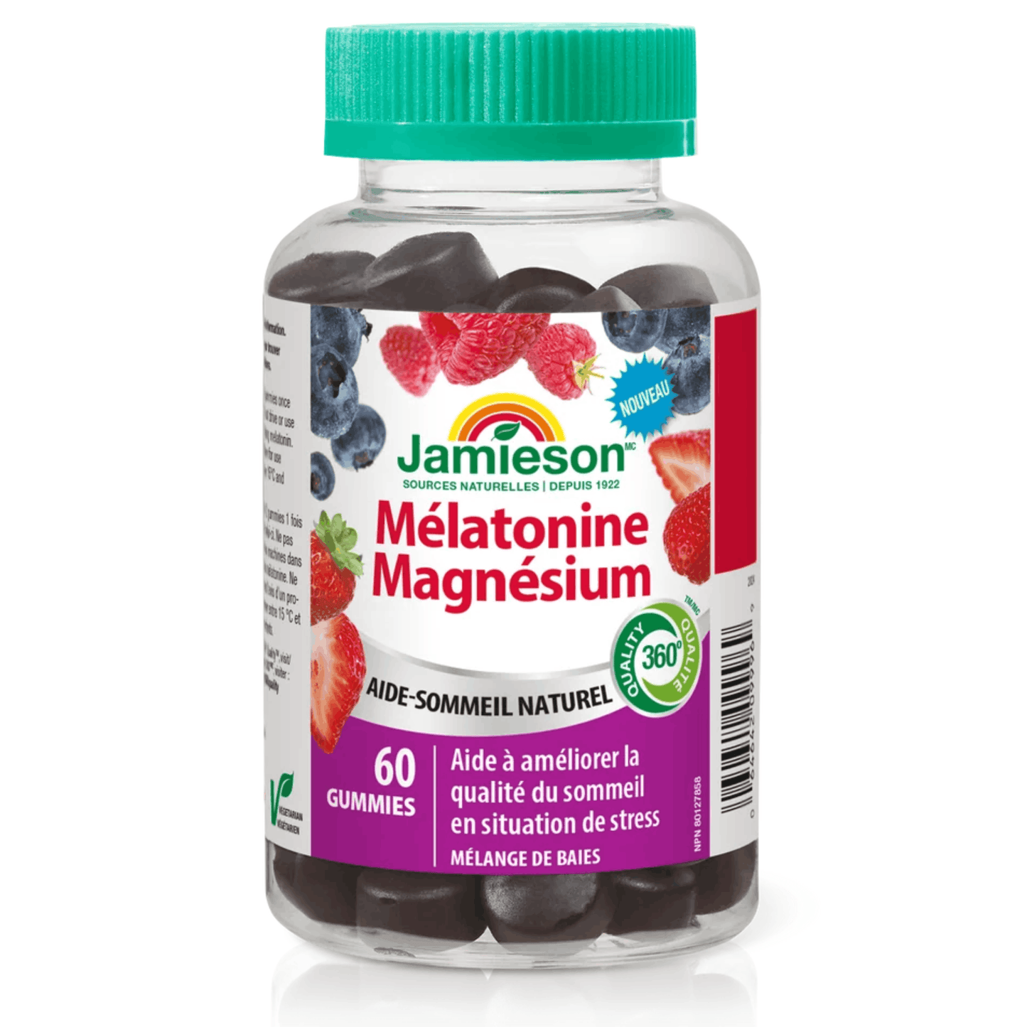 60 Gummies Mixed Berry | Jamieson Melatonin Magnesium Gummies