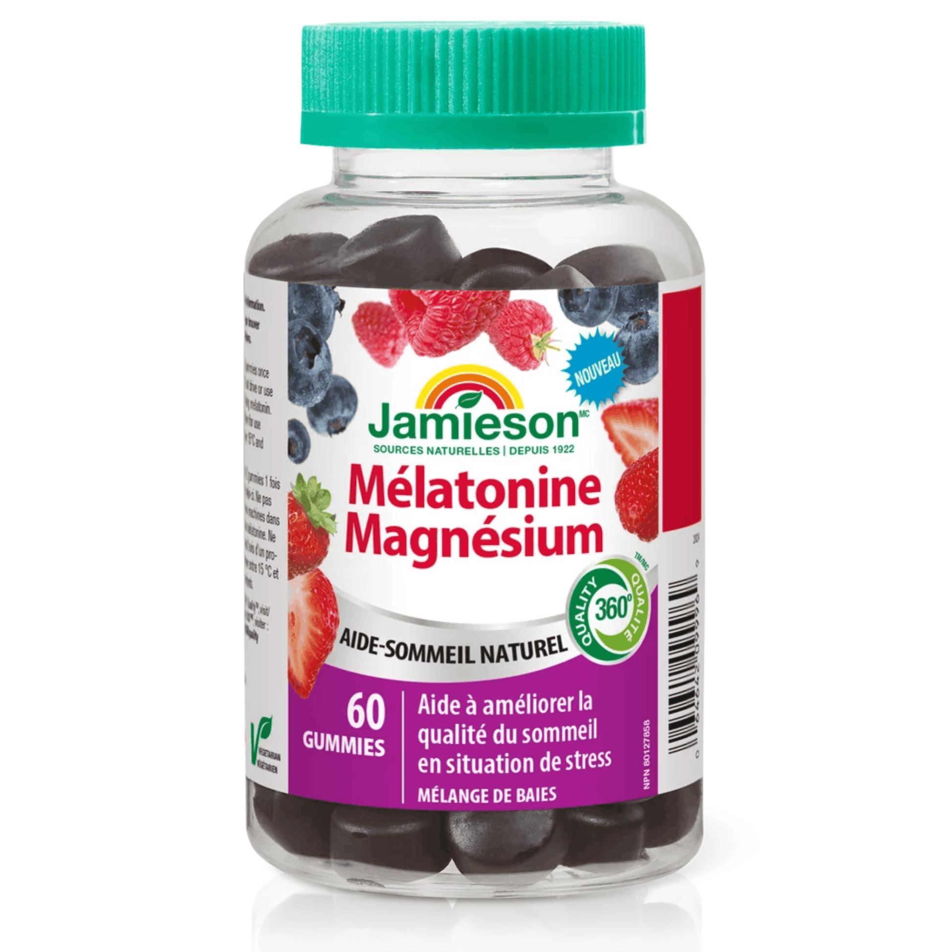 60 Gummies Mixed Berry | Jamieson Melatonin Magnesium Gummies
